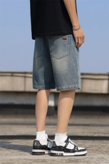 潮流复古星空纹牛仔短裤男夏新款宽松篮球五分裤子中裤DK6002-P40，男装牛仔裤，星座610（原A335）