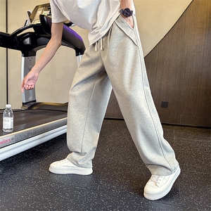 秋装新款卫裤男潮流口袋装饰宽松直筒休闲卫裤         K8857-P78图片