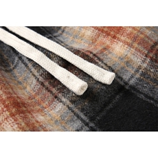 2025冬季潮流黑咖格宽松休闲加厚外穿棉裤B315-K25898JR-p65控88，男装棉裤，电商B315