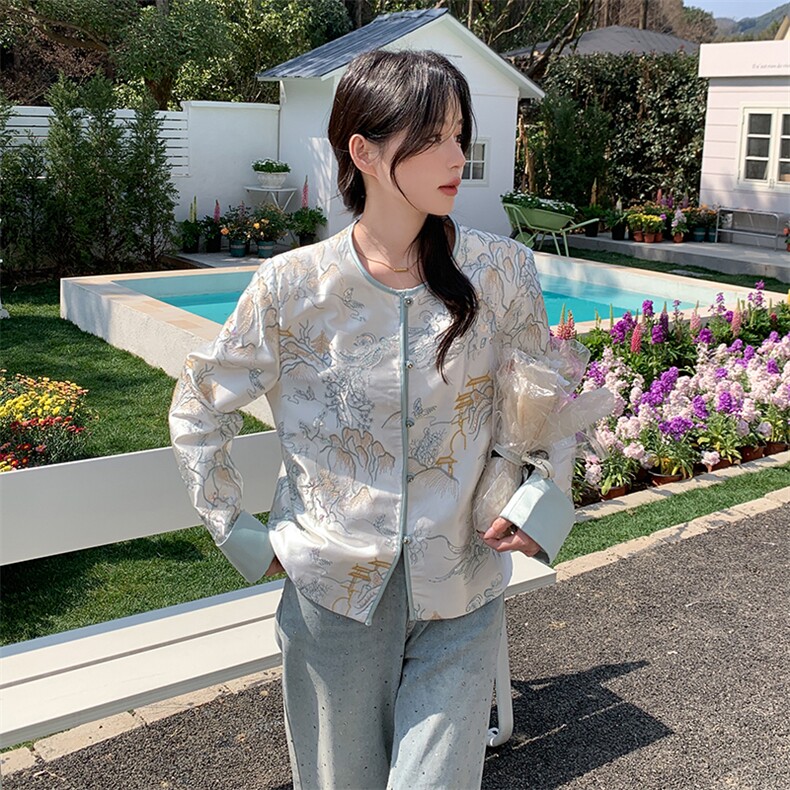 现货新款2025年春季复古风外套1C119-P165-K245,女装短外套,英标秀
