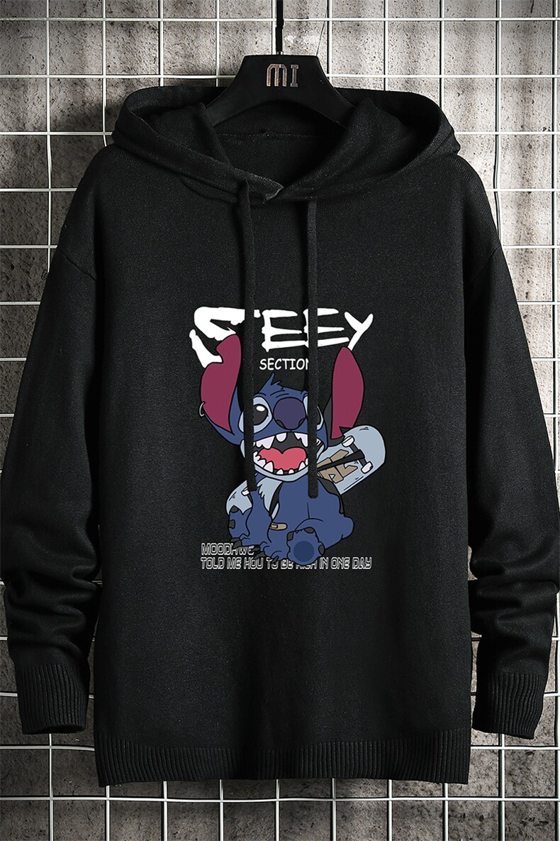 LM68038-P58加绒款-P68连帽毛衣男大码带帽针织衫男毛线衣网格,男装针织衫/毛衣,电商A040A