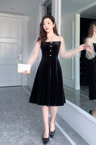 春款气质连衣裙，女装连衣裙，琳涵衣秀