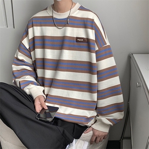 日系citiboy条纹数码印花卫衣学院风MY02385-P40图片
