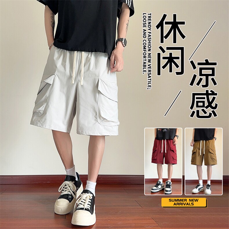 抖音品质夏季新款休闲短裤男青年薄款五分A146-GY501特p35量大优,男装牛仔裤,HDA146