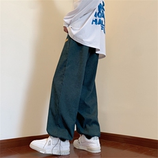 裤子男夏季潮流宽松阔腿裤运动休闲长裤K0793-P30，男装休闲裤，星座308B-1