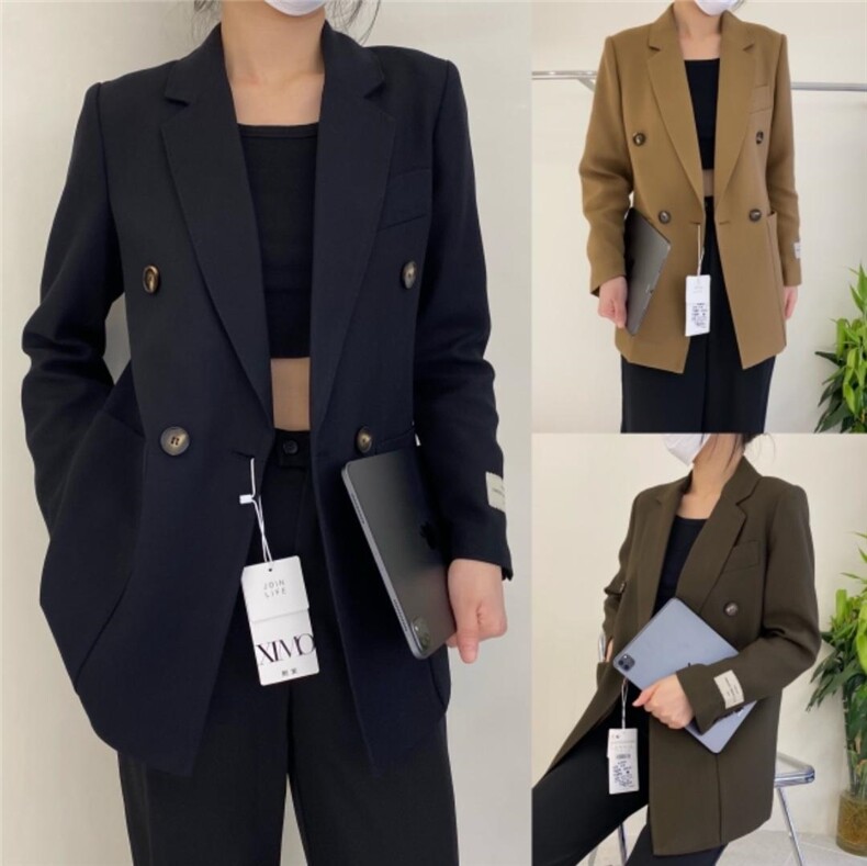 秋季新款金纺西装，女装西装，XIMO 熙茉