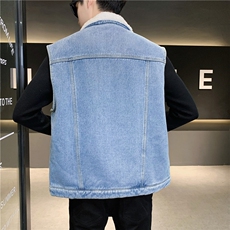MJ214J-P65-限价98M-5XL现货男士得物马夹背心外套牛仔cityboy，男装背心/马甲，星座103A