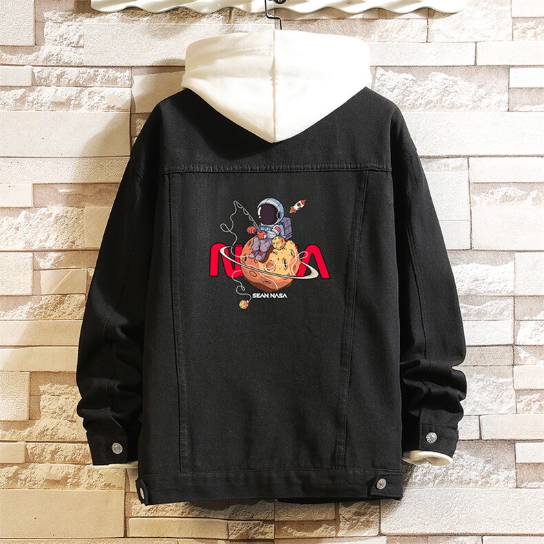 牛仔夹克男大码牛仔外套男茄克NJ77287-P60,男装工装外套,电商A040A