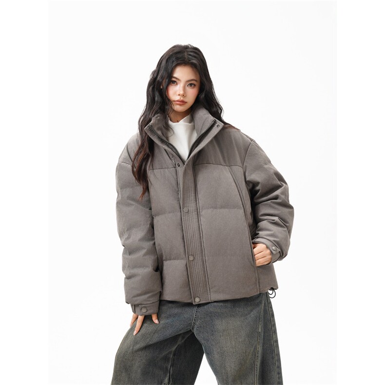 90%绒新标有报 韩版宽松羽绒服外套Y2666 /P350 现货图片