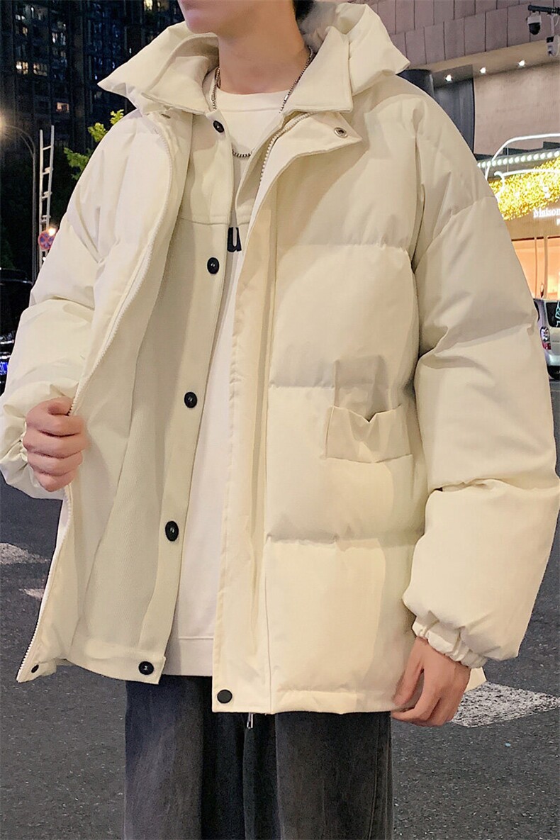 ！2025秋冬新款男士假两件棉衣加厚保暖棉服外套MY1248特P85,男装棉衣,电商B220