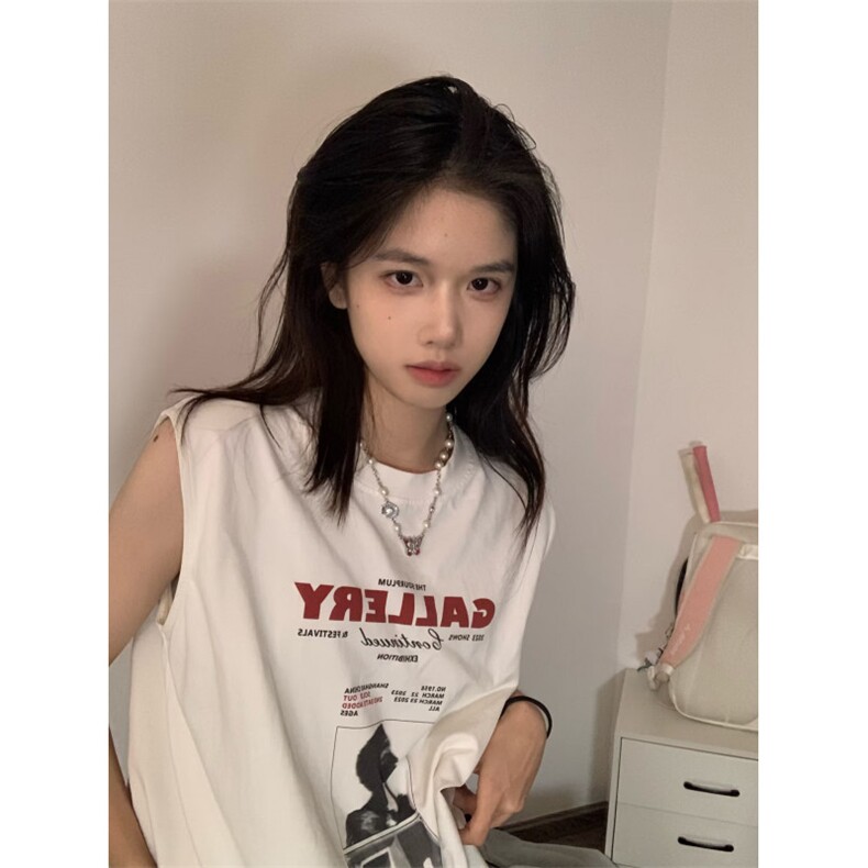 网图无袖坎肩全棉印花圆领背心打底衫现货男女可穿3501-P28，男装背心/马甲，电商C310-1