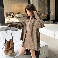 2026年春季新款韩版气质宽松休闲长袖衬衫女，女装衬衫，凡歌灵