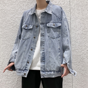 欧美街头复古牛仔外套ins潮牌宽松韩版百搭休闲衣服 W1340-P59图片