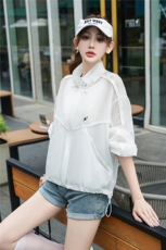 灰色韩系时尚高级感气质防晒外套女2025夏季新款宽松休闲上衣，女装短外套，安之芮娜