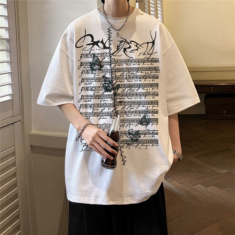 数据超好220克重磅美式潮牌短袖t恤T1230-P28直播有280克品质P38,男装T恤,电商A486