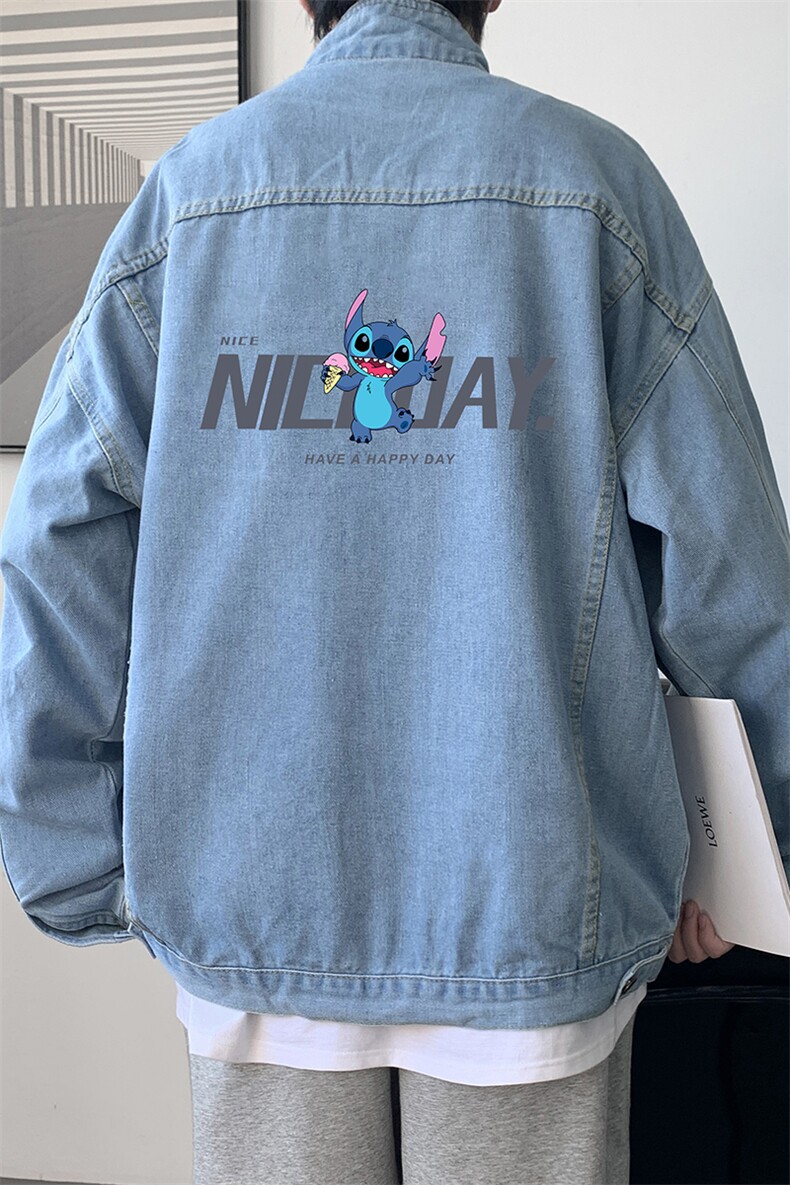 牛仔夹克男大码牛仔外套男茄克NJ77173-P60,男装夹克,电商A040