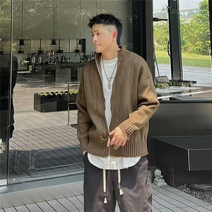 现货 美式宽松立领针织长袖毛衣M5003/P58图片