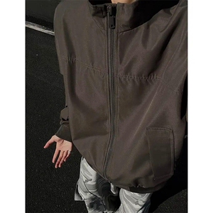26春装新款美拉德立领飞行夹克boxy廓形休闲百搭外套上衣 JK6500图片