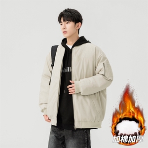 棒球服外套男女棉服美式潮牌复古高级感男装宽松飞行员M0822-P98图片