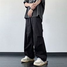 B221美式ins街头hiphop宽松工装休闲裤子LK23122-P65控88，男装休闲裤，电商B221