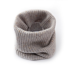 时尚秋款简约百搭彩点保暖护颈脖套，围巾，品卓羊绒