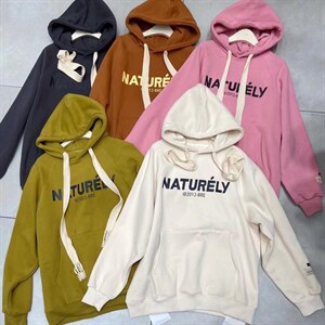 冬季加绒字母卫衣,女装卫衣/绒衫,妤沫 Yumo