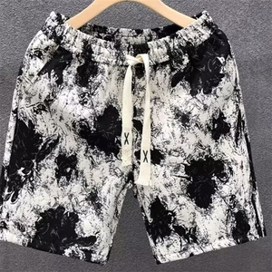 暗黑扎染休闲短裤男女情侣全棉运动裤子休闲裤潮流夏季潮人五分裤图片