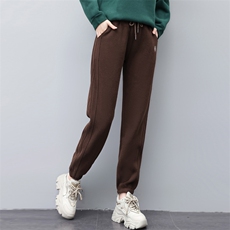 加绒卫裤女2023年新款冬休闲裤运动裤今年流行显瘦冬季裤子，女装休闲裤，涵誉