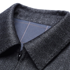 D22J885秋冬季2021男士毛呢大衣羊毛呢子短款翻领夹克P349，男装毛呢大衣，电商B360