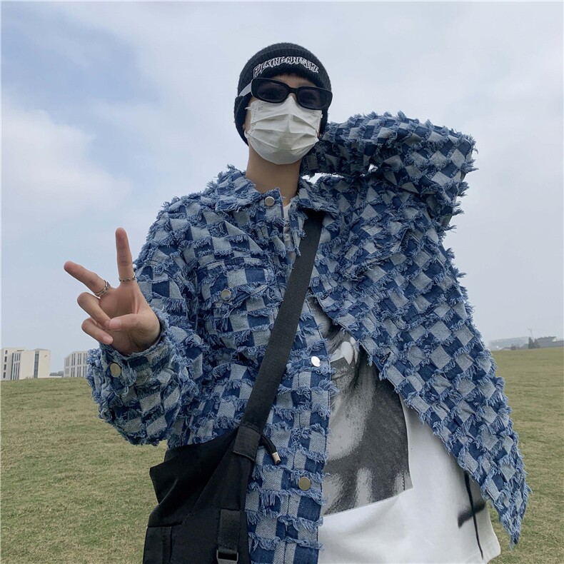 Wt028-P69日系复古小众风设计感夹克外套,男装夹克,星座1501-1