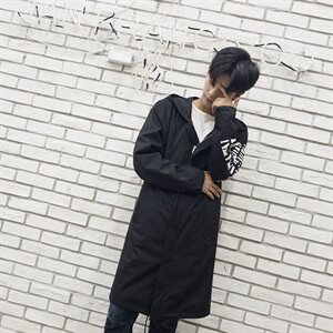 204-W3038B1-P85风衣男外套男韩版新款冬季春秋季夹克 男士风衣1图片