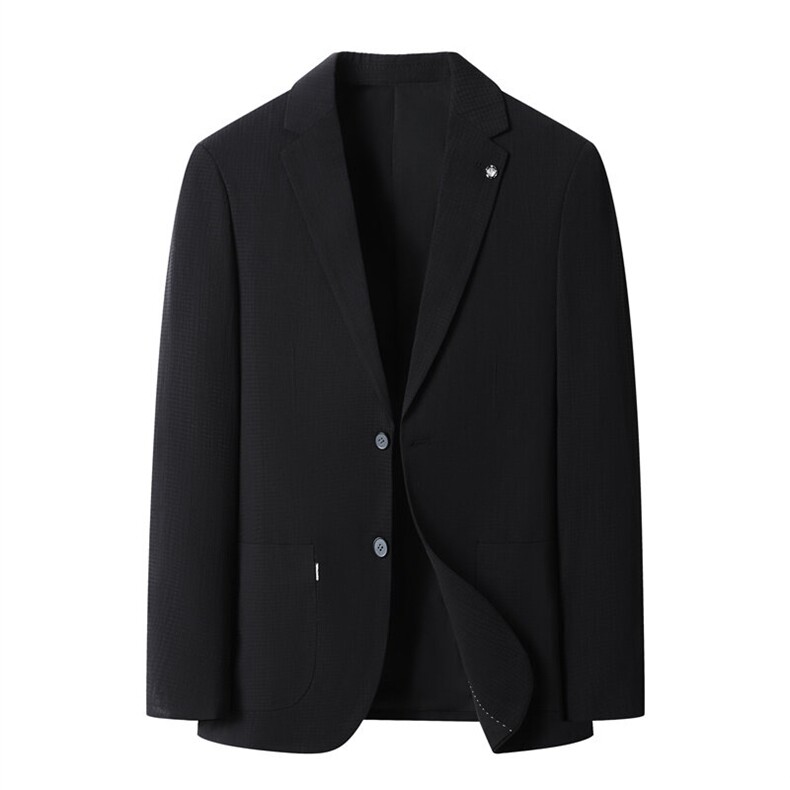 新款男装春秋薄款韩版休闲西服修身提花小西装MJ2675-P135,男装西服,星座1105-3