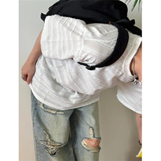 夏季薄款圆领短袖套头背心女宽松休闲百搭简约针织衫T恤T016，男装T恤，星座1116A（原606A-3）