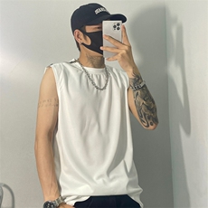 轻熟风夏季拉链设计感无袖背心男纯色ins潮牌JT178-P35，男装背心/马甲，星座1109-3