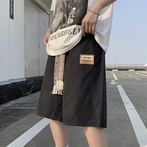 夏季宽松型时尚印花潮流短裤男韩版新款运动休闲裤 K4040-P25图片