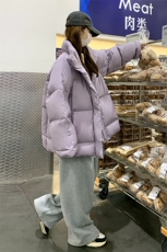 【有大货】主推防风立领宽松羽绒服外套2C372-9062-P255控368，女装羽绒服，2C372