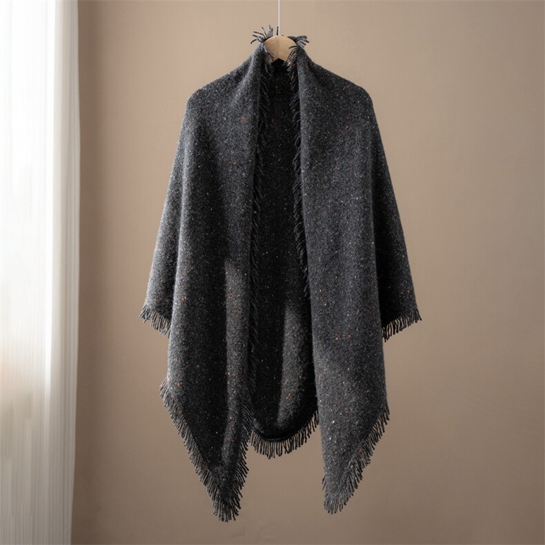 三角形加长七彩点子纱流苏披肩围巾时尚百搭，商品下架区商品下架区，江帆羊绒