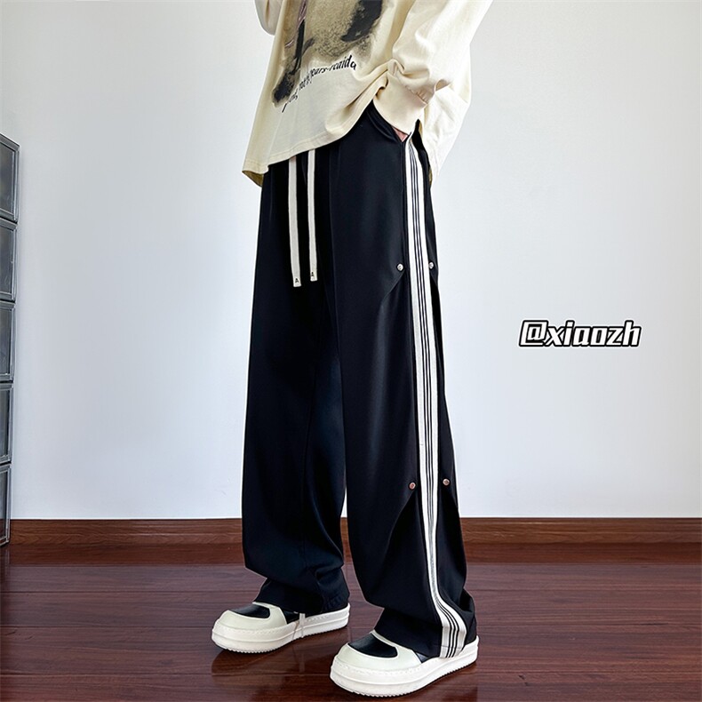 XZ616 夏季新款织带拼接铆钉设计款百搭休闲长裤TY1036 特P35控68图片