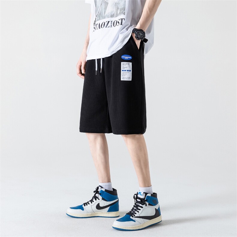 ！2023夏季新款男士华夫格短裤潮牌情侣五分裤DK666P25,男装休闲裤,电商B220