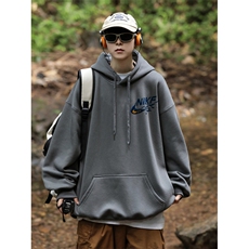 18NK32抖音品质连帽印花卫衣11色M-5XL可定制，男装卫衣，星座115A-3