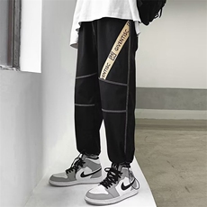 新款时尚潮男百搭休闲束脚裤，男装休闲裤，四季星座218-1
