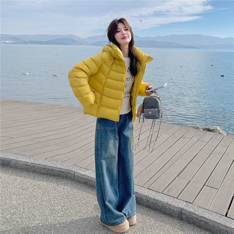 【现货】2025年冬季90白鸭绒短款连帽羽绒服2588款P295K398,女装羽绒服,浙宝301