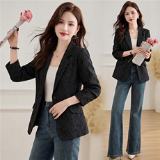 小西装外套女2026春秋装新款韩版时尚气质职场短款长袖女士小西服，女装短外套，伊航服饰