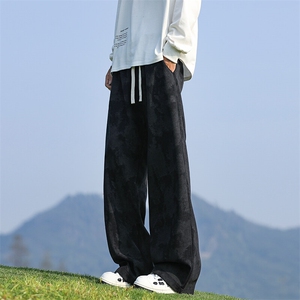 2025秋季新款美式扎染渐变直筒休闲裤男阔腿裤子-A1995TP38控68图片