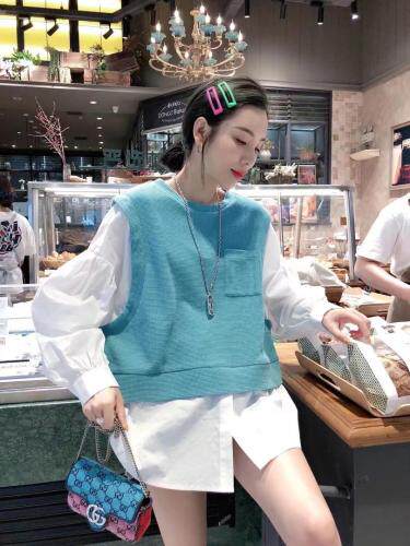 现货韩系四色卫衣，女装卫衣/绒衫，一杭