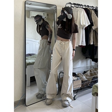 B221美式ins街头hiphop宽松工装休闲裤子LK23122-P65控88，男装休闲裤，电商B221