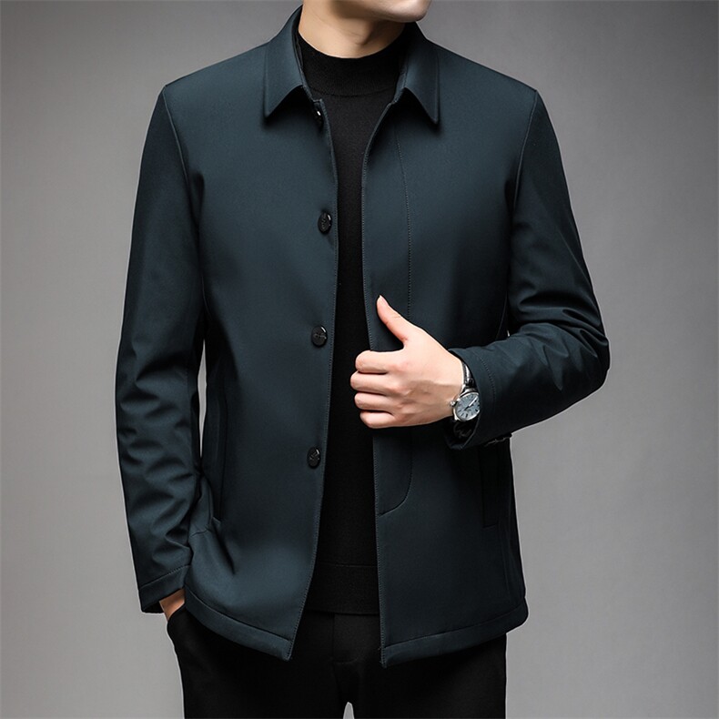 中年男士棉衣2023冬季新款商务休闲爸爸冬装加厚保暖棉服外套,男装棉衣,电商B212（原钱塘6029）