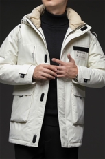 2023新款羽绒服男士冬季连帽加厚保暖上衣中年男装休闲白鸭绒外套，男装羽绒服，电商B212（原钱塘6029）