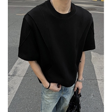 夏季新款280克重磅结构圆领短袖T恤T2809-特批30控58，男装T恤，电商A072