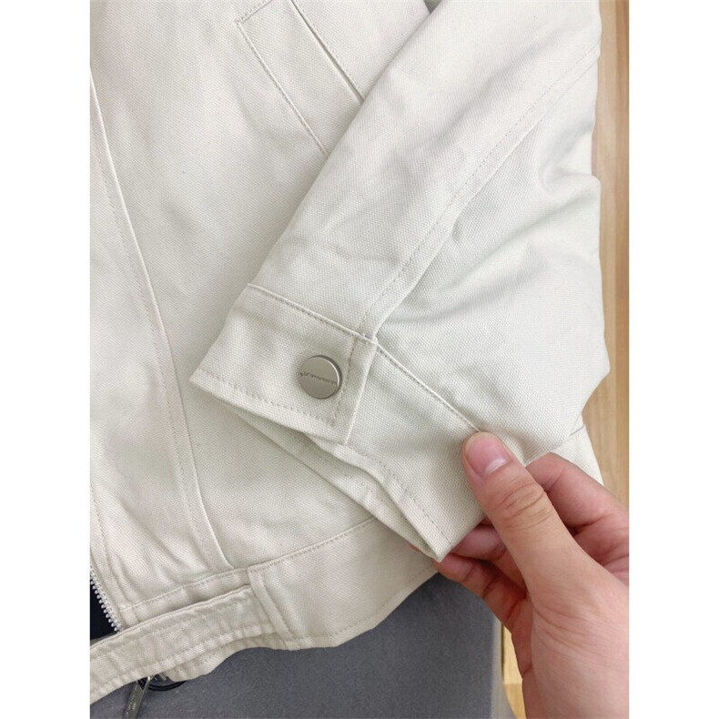 【有货】W6348HH-特68cleanfit水洗帆布立领休闲夹克外套男女,男装夹克,星座1007（原301D）